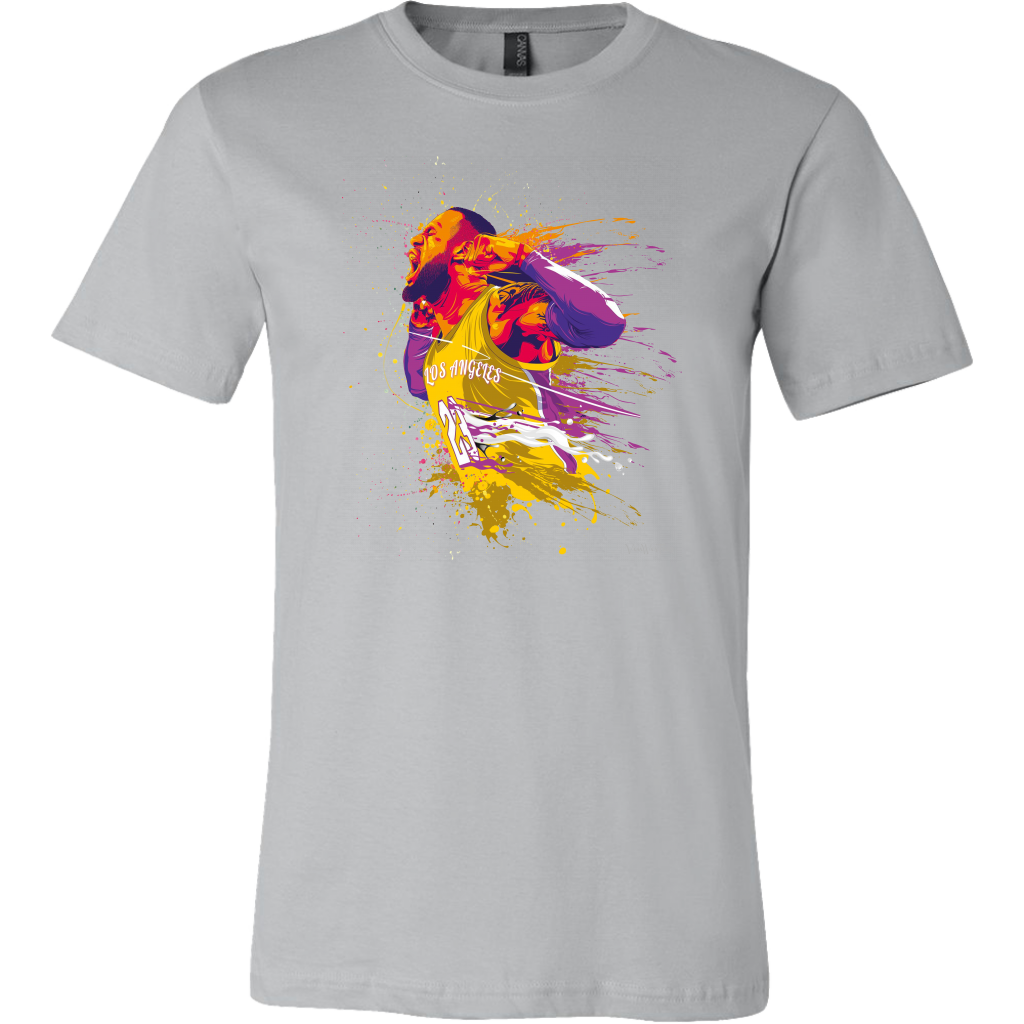 The King Screaming L.A. Basketball Purple & Gold T-Shirt