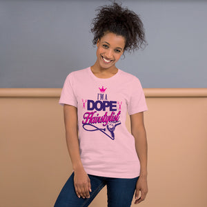 I'm A Dope Hairstylist Unisex Short Sleeve Jersey T-Shirt