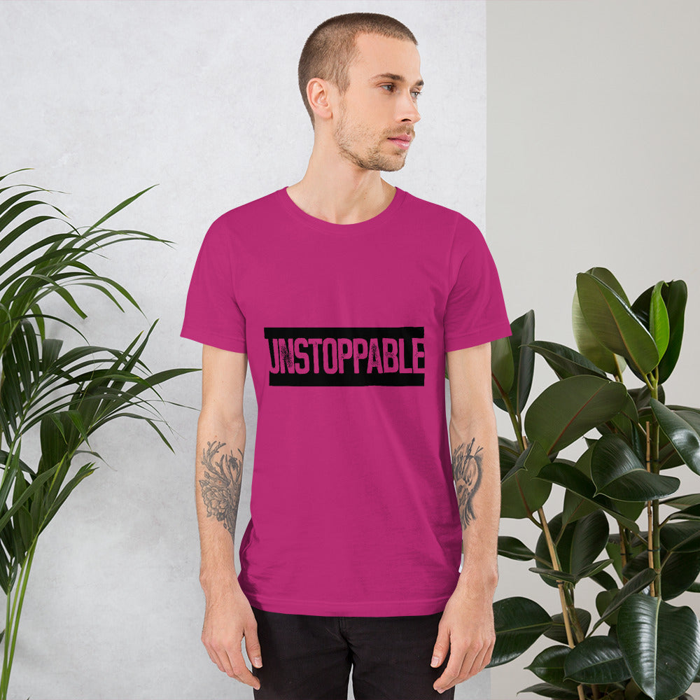 Motivational Inspirational Unstoppable Short-Sleeve Unisex T-Shirt