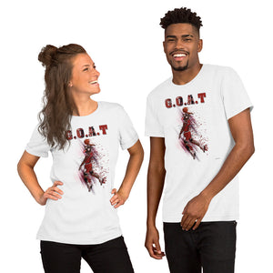 #23 G.O.A.T Chicago Basketball Dunk Short-Sleeve Unisex T-Shirt