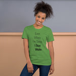 Even When I'm Sleep I Stay Woke Short-Sleeve Unisex T-Shirt