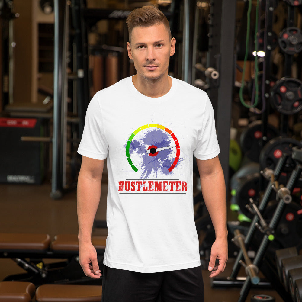 Inspirational Hustle Huslemeter Short-Sleeve T-Shirt