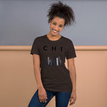 Chi Town Skyline Chicago City Short-Sleeve Woman T-Shirt
