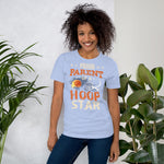 Proud Parent of a Hoop Star School Sports Basketball Short-Sleeve Premium T-Shirt