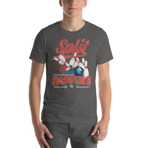 Funny Bowling Split Happens Premium T-Shirt