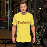 Funny Motivational - Swagtacular Short Sleeve Jersey T-Shirt with Tear Away Label