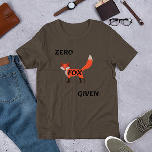 Funny - Zero Fox Given Short-Sleeve Unisex T-Shirt