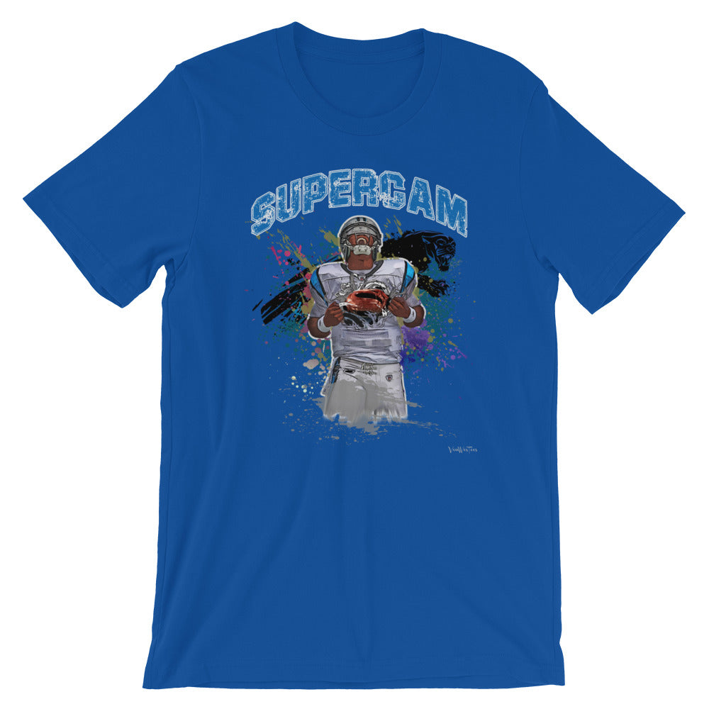 SuperCam Quarterback Carolina Football Short-Sleeve Unisex T-Shirt