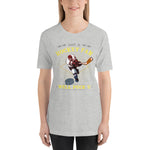 Funny Sports Tee - Not A Hockey Fan? Well Puck You Short-Sleeve Woman's T-Shirt