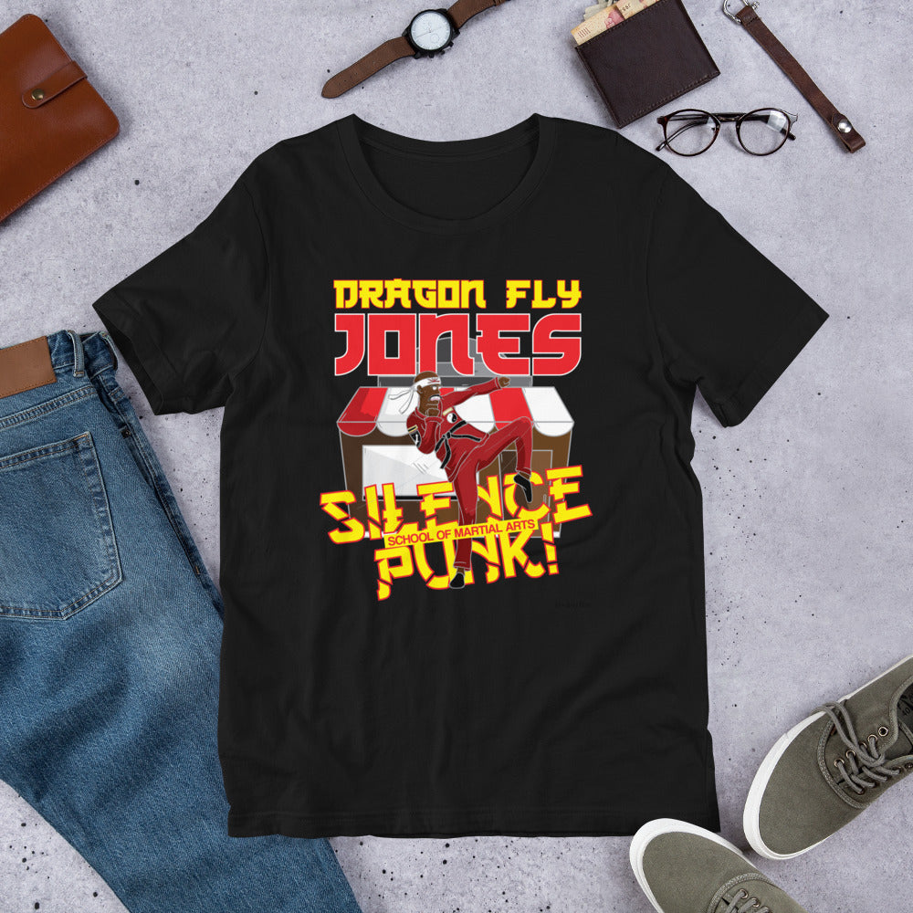 Dragon Fly Jones Martin Silence Punk Short-Sleeve Unisex T-Shirt