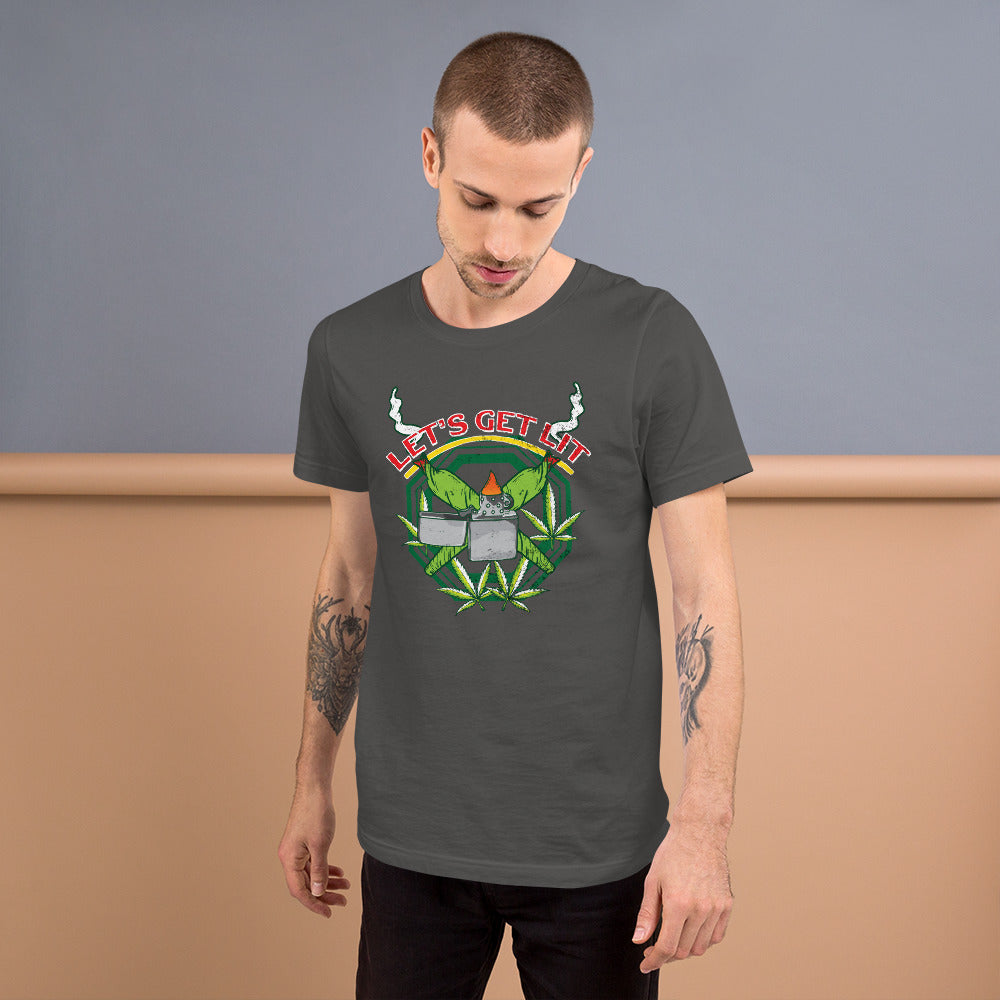 Let's Get Lit Marijuana Unisex T-Shirt