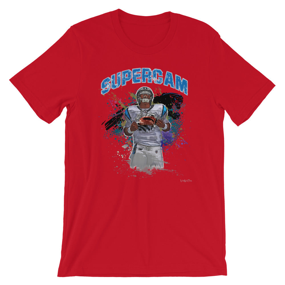 SuperCam Quarterback Carolina Football Short-Sleeve Unisex T-Shirt