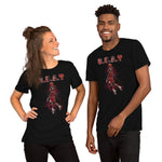 #23 G.O.A.T Chicago Basketball Dunk Short-Sleeve Unisex T-Shirt