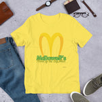Funny - Coming To America McDowell's Restaurant Golden Arc Short-Sleeve Unisex T-Shirt
