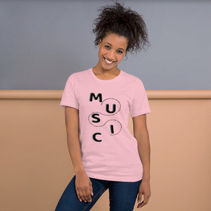 Music is Life Short-Sleeve Womans Premium T-Shirt