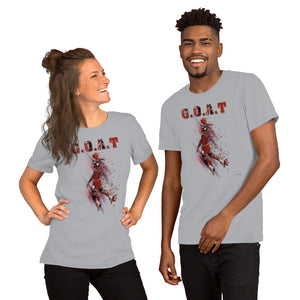 #23 G.O.A.T Chicago Basketball Dunk Short-Sleeve Unisex T-Shirt