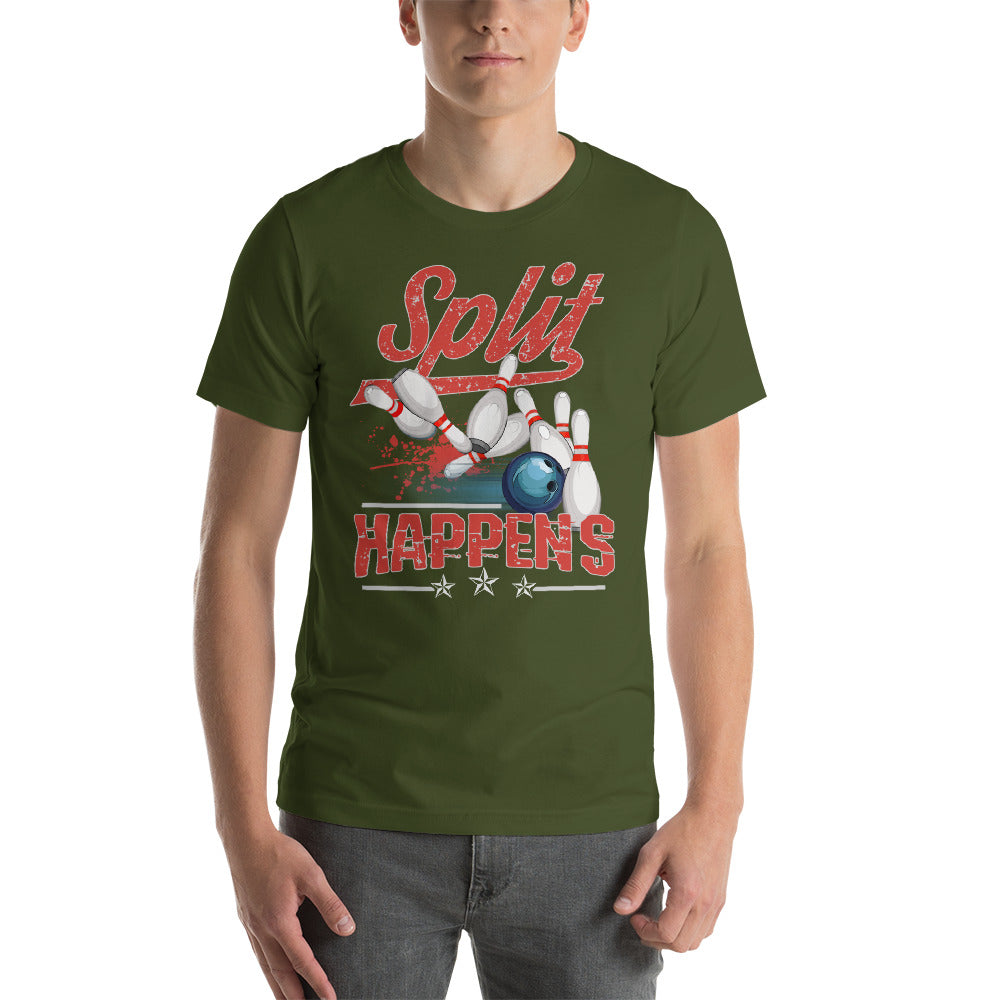 Funny Bowling Split Happens Premium T-Shirt