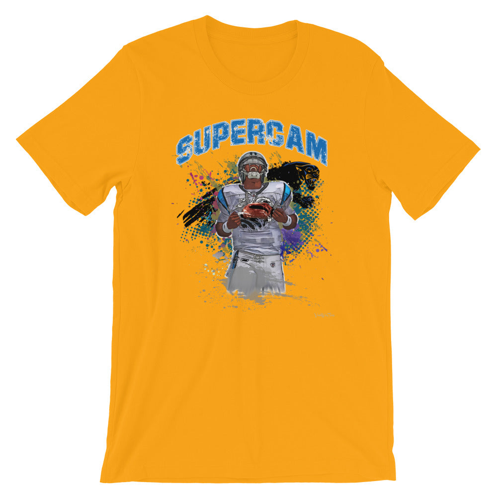 SuperCam Quarterback Carolina Football Short-Sleeve Unisex T-Shirt