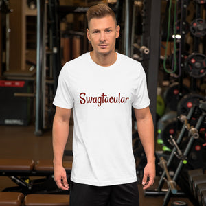 Funny Motivational - Swagtacular Short Sleeve Jersey T-Shirt with Tear Away Label