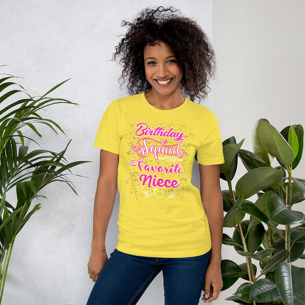 Birthday Squad - The Favorite Niece Short-Sleeve T-Shirt