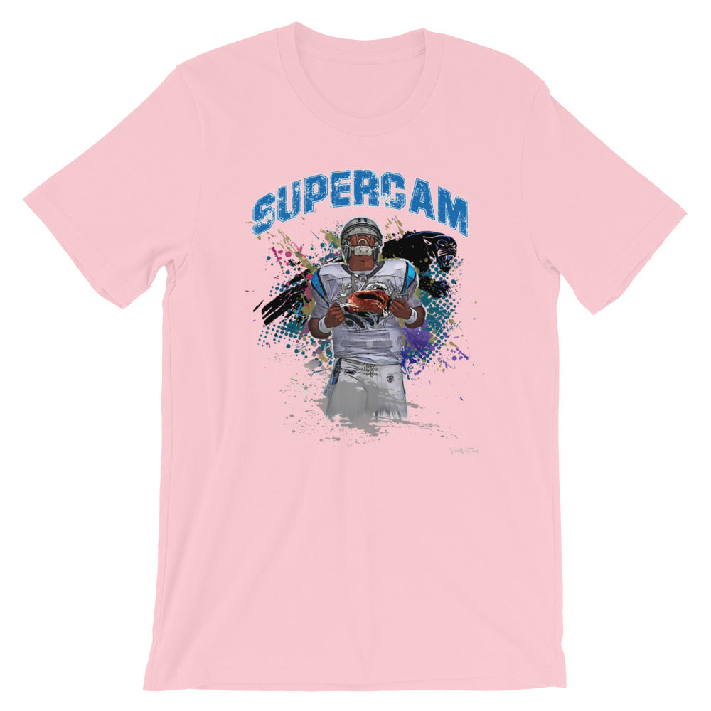 SuperCam Quarterback Carolina Football Short-Sleeve Unisex T-Shirt