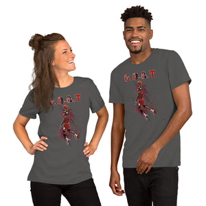 #23 G.O.A.T Chicago Basketball Dunk Short-Sleeve Unisex T-Shirt