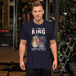 A True King Finds A Way To Win #23 Basketball Short-Sleeve Unisex T-Shirt