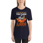 Let's Play The Floor Is Lava Short-Sleeve Unisex T-Shirt