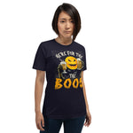 Here For The Boo's Halloween Drinking Short-Sleeve Unisex T-Shirt