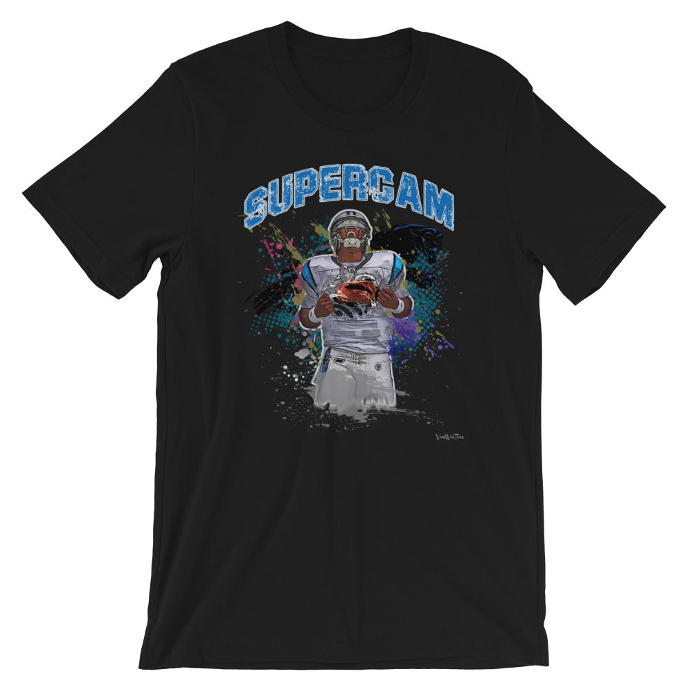 SuperCam Quarterback Carolina Football Short-Sleeve Unisex T-Shirt